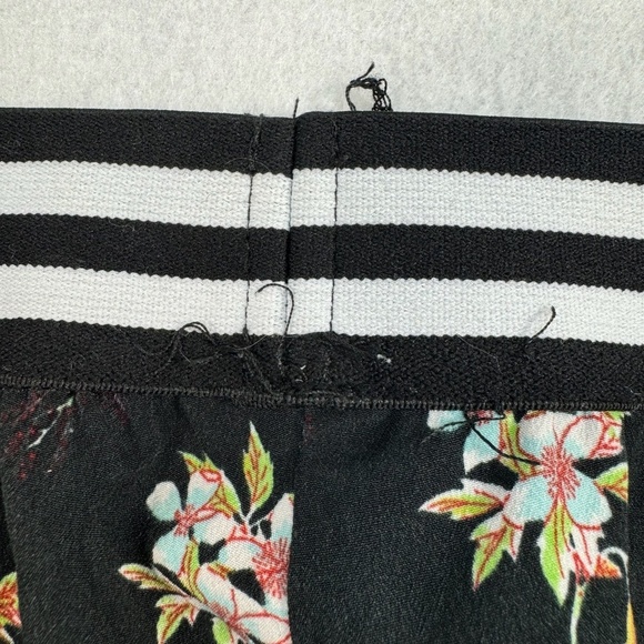 Rococo Pull On Floral Layered Midi Skirt Womens Size Large Black - Picture 8 of 8